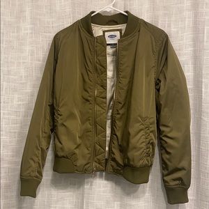Army Green Bomber Jacket